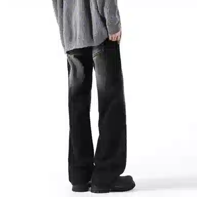 GEOFFREY B. SMALL Distressed Patchwork Jeans