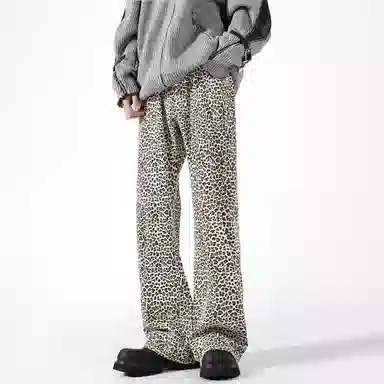 Geoffrey B. Small Leopard Print Jeans