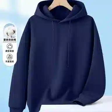 兰缪 日常通勤款款嘻哈街头中性风美式复古潮流男友风柔软舒适时尚休闲高品质重磅连帽卫衣 男女同款