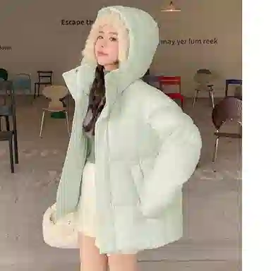 兰缪 白鸭绒蓬松保暖短款冬季时尚高级感简约日常通勤潮流百搭设计感宽松闺蜜装厚外套羽绒服 女款