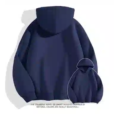 兰缪 嘻哈街头中性风美式复古潮流男友风柔软舒适时尚休闲高品质重磅连帽卫衣 男女同款