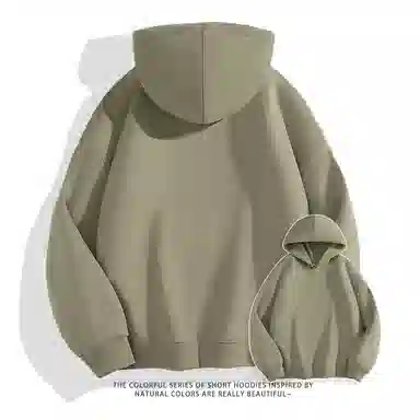 兰缪 嘻哈街头中性风美式复古潮流男友风柔软舒适时尚休闲高品质重磅连帽卫衣 男女同款