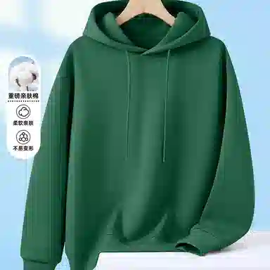 兰缪 中性风美式复古街头潮流男友风柔软舒适时尚休闲高品质重磅连帽卫衣 男女同款