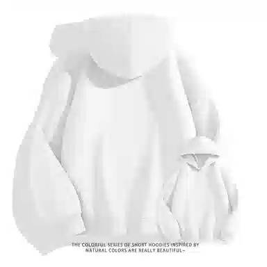 兰缪 嘻哈街头中性风美式复古潮流男友风柔软舒适时尚休闲高品质重磅连帽卫衣 男女同款