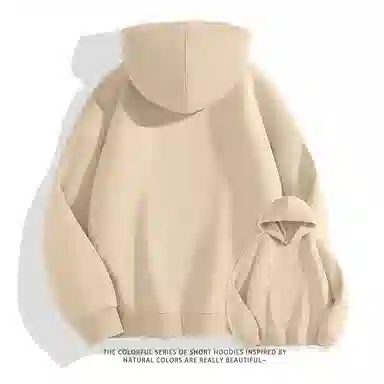 兰缪 中性风美式复古街头潮流男友风柔软舒适时尚休闲高品质重磅连帽卫衣 男女同款