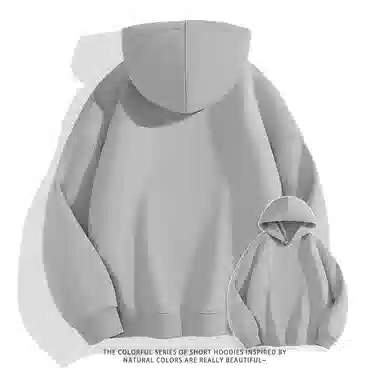 兰缪 中性风美式复古街头潮流男友风柔软舒适时尚休闲高品质重磅连帽卫衣 男女同款