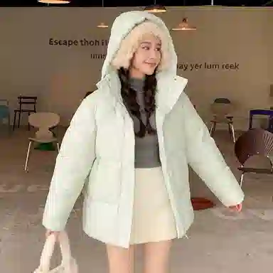 兰缪 白鸭绒蓬松保暖短款冬季时尚高级感简约日常通勤潮流百搭设计感宽松闺蜜装厚外套羽绒服 女款