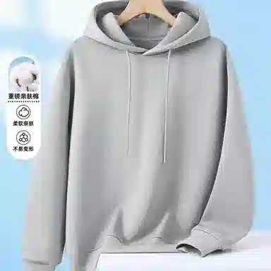 兰缪 出街炸街款嘻哈街头中性风美式复古潮流男友风柔软舒适时尚休闲高品质重磅连帽卫衣 男女同款