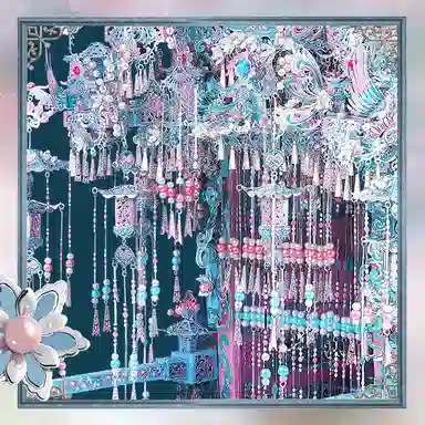 拼酷 粉黛·万工轿 拼装模型