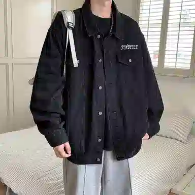 Kinbelle Spider Print Denim Jacket