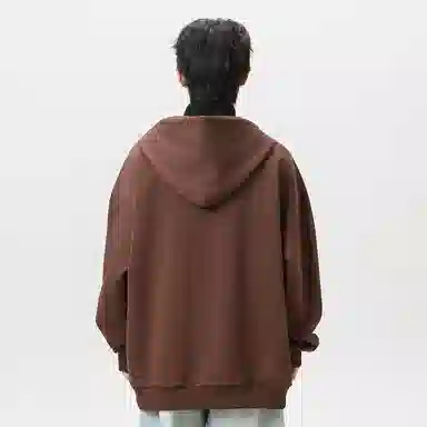 金贝勒 重磅美式高街彩色涂鸦花卉字母印花高级感拼接撞色立领假两件秋冬打底衫慵懒学院连帽套头卫衣 男女同款
