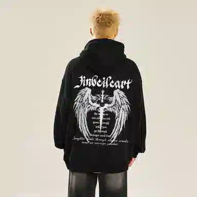 Kinbelle Hoodie Wings Logo