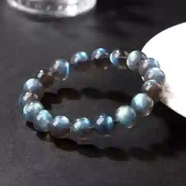骊碧 轻奢黑体彩色圆珠高档浪漫有意义 仪式感 仿水晶 手串 男女同款情侣款