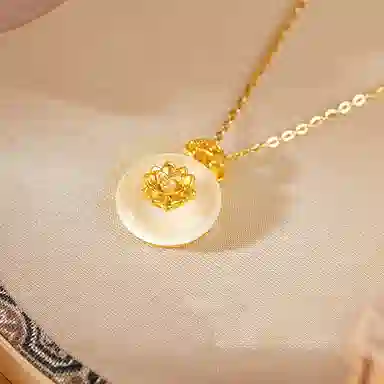 骊碧 新中式天然 玉髓 项链 女款