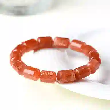 骊碧 香港轻奢 金色老型桶珠高档浪漫有意义 表白仪式感 仿水晶 手串 女款