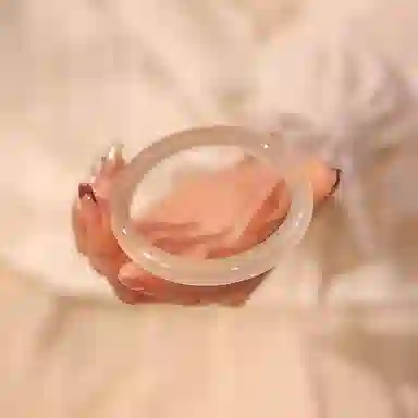 骊碧 【首个玉镯子·白月光与朱砂痣的浪漫】生日正品实用高档浪漫有意义仪式感天然 玉髓 手镯 女款