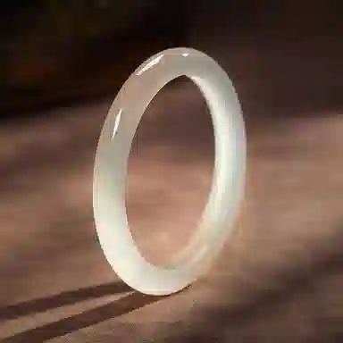 北京黄金 渐变粉 新中式国风设计 清冷高级氛围感穿搭 简约日常百搭通勤 玉髓 手镯 女款