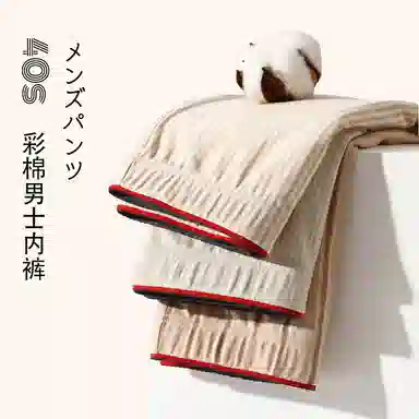 轻迎 舒适大码平角内裤 男款
