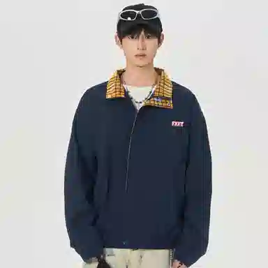 FKFT Plaid Logo Jacket