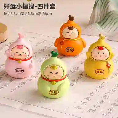 乖乖熊 创意福娃小葫芦 可爱 解压 生活场景