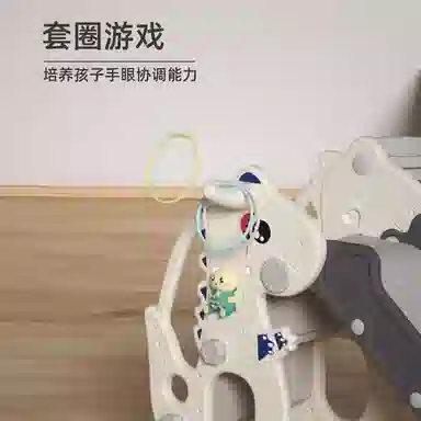 乖乖熊 滑梯室内外家用小型折叠宝宝滑滑梯多功能 早教益智玩具