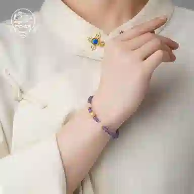 布达拉宫 可爱甜美新中式设计锦上添花四季发财事业有成#好运 水晶 手串 女款