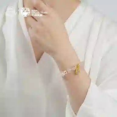 布达拉宫 【做个富婆】招桃花正缘财运亨通好运连连平安顺遂转运珠好人缘#好运 粉水晶 手串 男女同款情侣款