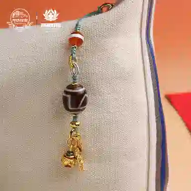 布达拉宫 新中式包包钥匙手机挂饰天珠转运纳福平安诸事顺遂#好运 玛瑙 挂件 男女同款情侣款