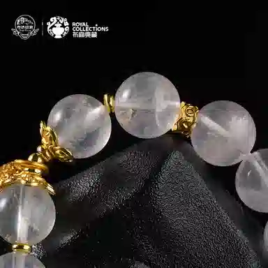 布达拉宫 【做个富婆】招桃花正缘财运亨通好运连连平安顺遂转运珠好人缘#好运 粉水晶 手串 男女同款情侣款