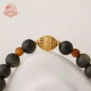 布达拉宫 原创设计高级感升职加薪财源滚滚时来好运 黑曜石 手串 男女同款情侣款