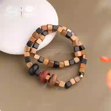 布达拉宫 时来好运诸事顺利 绿檀 手串 男女同款情侣款