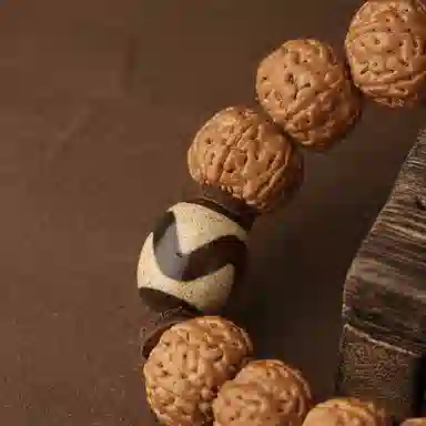 布达拉宫 虎牙天珠 新中式复古民族风 金刚菩提 手串 男女同款情侣款