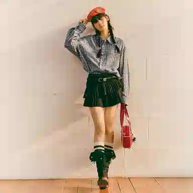 Mmlg Plaid Logo Shirt