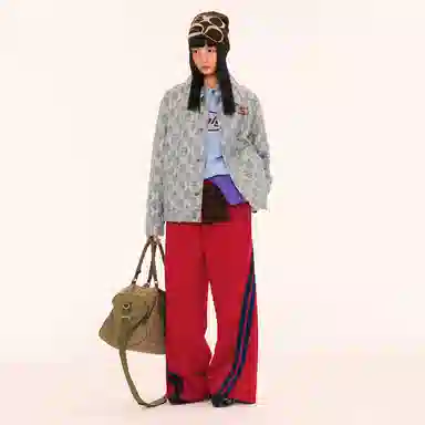 Mmlg Embroidered Denim Jacket