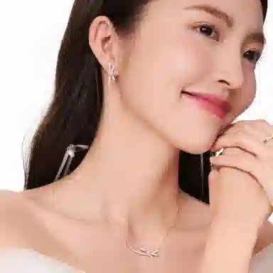 Zhenjiu Love Knot Earrings S925