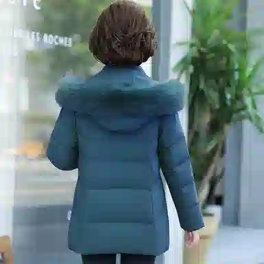雅鹿 中年妈妈装时尚加厚保暖羽绒服 女款