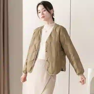 雅鹿 轻薄内穿短款羽绒服 女款