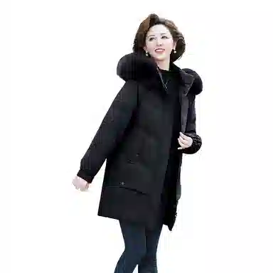 雅鹿 优雅中年妈妈装外套冬季羽绒服 女款