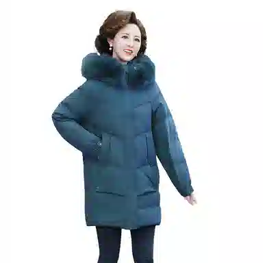 雅鹿 优雅中年妈妈装外套冬季羽绒服 女款