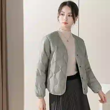 雅鹿 轻薄内穿短款羽绒服 女款