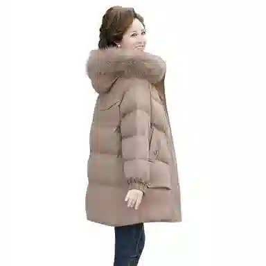 雅鹿 优雅中年妈妈装外套冬季羽绒服 女款