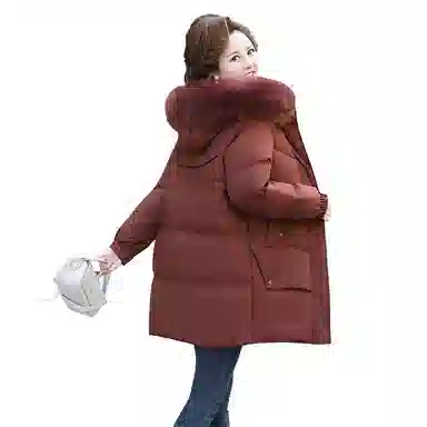 雅鹿 优雅中年妈妈装外套冬季羽绒服 女款