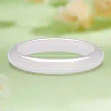 金桂福 白月光新中式国风 复古温婉气质显白 水中月荔枝冻古风汉服旗袍手饰 玉髓 手镯 女款