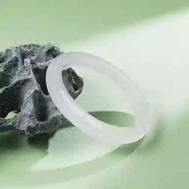 金桂福 白月光新中式国风 复古温婉气质显白 水中月荔枝冻古风汉服旗袍手饰 玉髓 手镯 女款