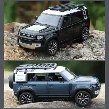 奇艺 路虎卫士 大号合金车模 成品模型