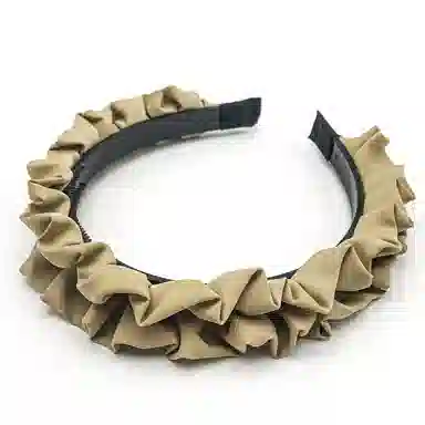 简应舒 褶皱高颅顶 仿绸缎 发箍 男女同款情侣款