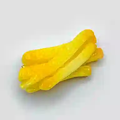 简应舒 炸鸡竖条创意可爱 树脂 发夹 男女同款情侣款