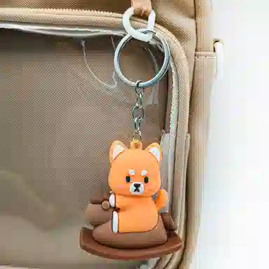 简应舒 创意可爱卡通小马摇板手礼书包 塑料 挂件 男女同款情侣款