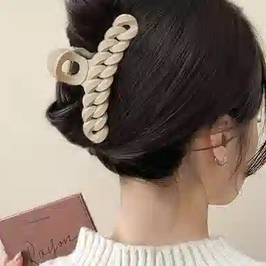 简应舒 高颜值时尚百搭 亚克力 发夹 男女同款情侣款