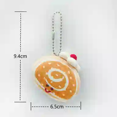 简应舒 萌趣物语随身蛋糕卷 布艺 挂件 男女同款情侣款